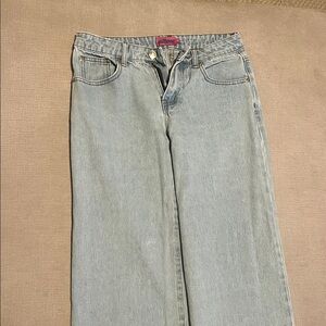 Edikted Light Wash Denim Jeans Size XS
